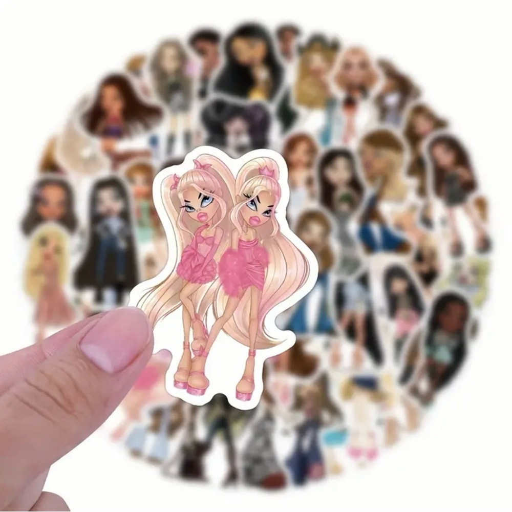 New! Vinyl Bratz Dolls Sticker Pack